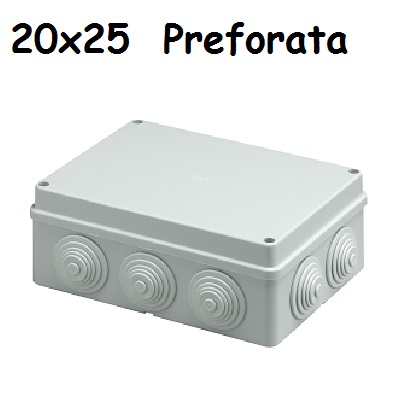Cassetta 20x25 IP56 C/Gommini